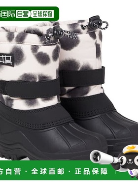 1h可退 香港直邮Molo 女童 Driven 印花雪地靴童鞋 black黑色 舒
