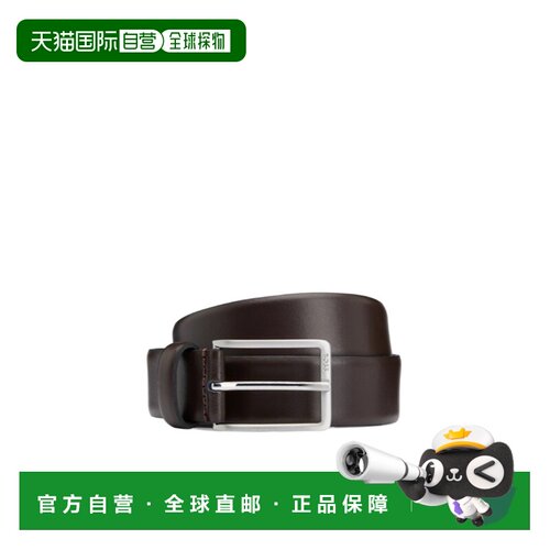 1h可退 香港直邮BOSS HUGO BOSS 男士腰带 50491834205 CO 黑色