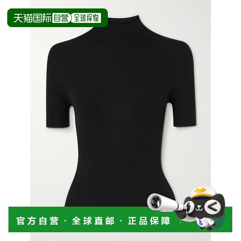 香港直邮THEORY 希尔瑞 女士 Leenda 罗纹美利奴羊毛半高领毛衣 O