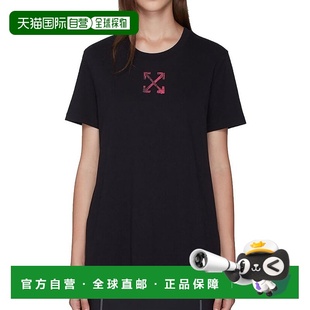 OWAA049R20B07100短袖 黑色logo印花T恤 White 香港直邮Off