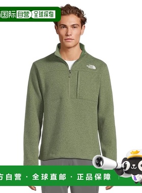 1h可退 香港直邮the north face 北面 男士 Gordon Lyons ¼ 拉链