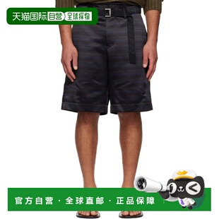 海军蓝 男士 Horizontal Stripe 2603 1h可退 短裤 香港直邮Sacai