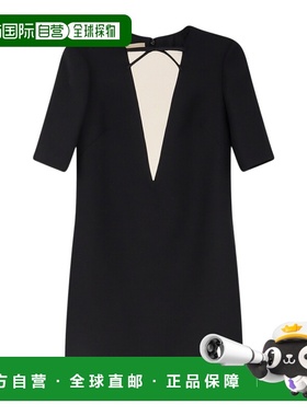 1h可退 香港直邮Valentino V领连衣裙 BVAHZ71CF