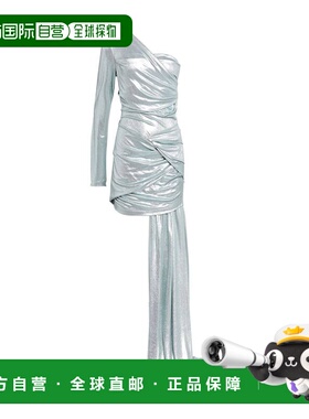 1h可退 香港直邮off-white 女士 单肩连衣裙 blue蓝色 舒适时尚