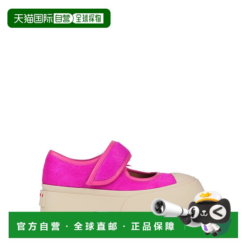 香港直邮Marni 玛尼 女士 浅口鞋 pink粉色 舒适时尚女鞋玛丽珍鞋