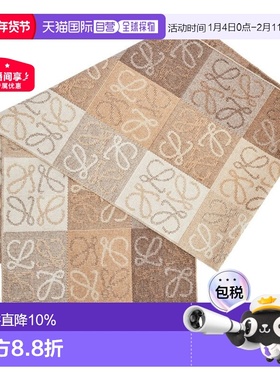 1h可退 欧洲直邮LOEWE罗意威Anagram棋盘格羊毛羊绒围巾 送礼推荐