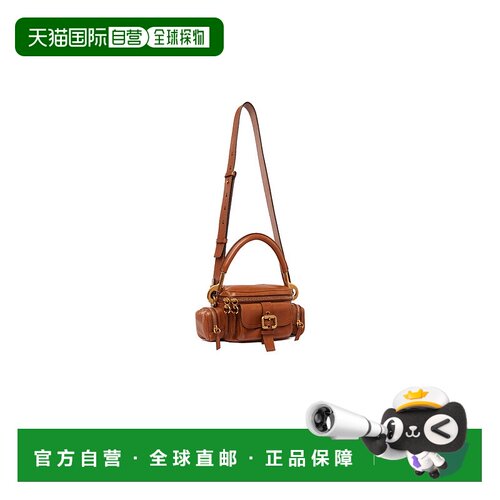 香港直邮Chloe 小型软皮相机包 C24AS534N83斜挎包单肩包手提包