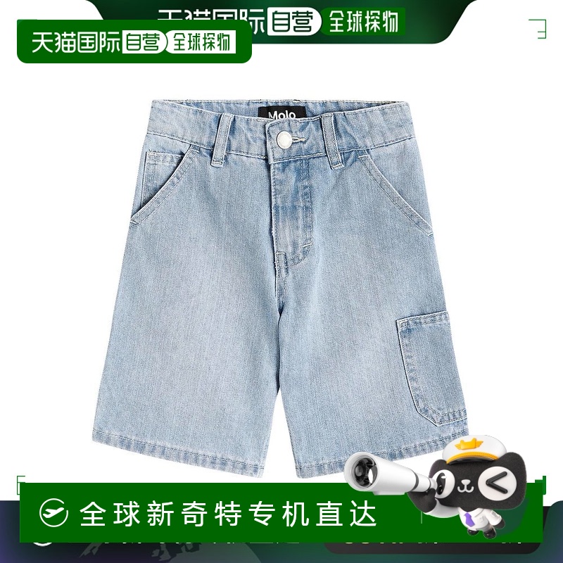 香港直邮Molo 女童 Archie 百慕大牛仔短裤童装 004177