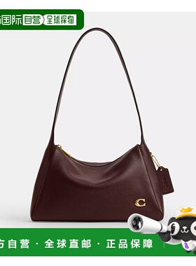 自营欧洲直邮Coach蔻驰 女士棕褐色Lola 单肩包