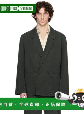 香港直邮Lemaire 男士 灰色 Workwear Denim 西装外套 JA1062LD10