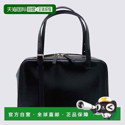 香港直邮A.P.C. 女士 VIRGINIE 黑色皮革盒型手提包包 PXCDNF6701