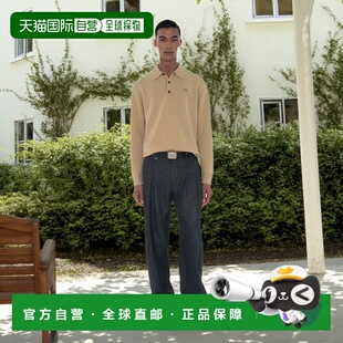 Pol 亚麻色羊绒骑士印花刺绣长袖 自营欧洲直邮Burberry博柏利 男士