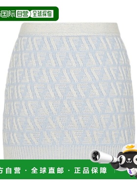 香港直邮Fendi 羊毛迷你裙 FZQ764ATPL半身裙包臀裙