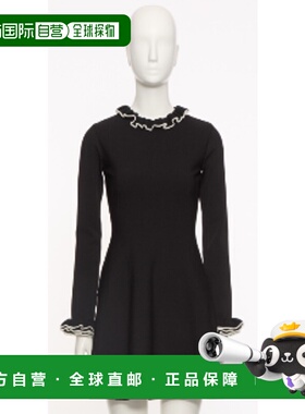 香港直邮Valentino 华伦天奴 女士 Garavani 黑色连衣裙 7B3KD13Y