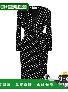 1h可退 香港直邮Celine 思琳 女士 Office 连衣裙 black黑色 舒适