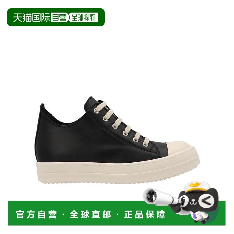 香港直邮Rick Owens 低帮系带皮质休闲运动鞋 RP01B4891LPO9111
