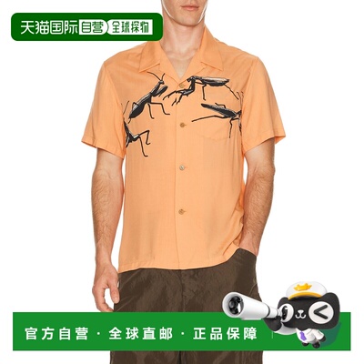 香港直邮J.W. Anderson 男士 短袖露营领衬衫 SH0378PG1926