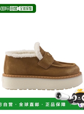 香港直邮Prada 圆头乐福鞋 1D717NX0OFZG50厚底一脚蹬