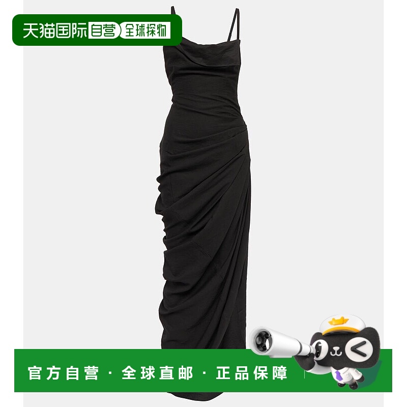 香港直邮Jacquemus 女士 La Saudade 长袍薄纱长款连衣裙 001268