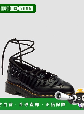 自营欧洲直邮DrMartens马丁大夫 Elphie II女士黑色Wednesday芭蕾
