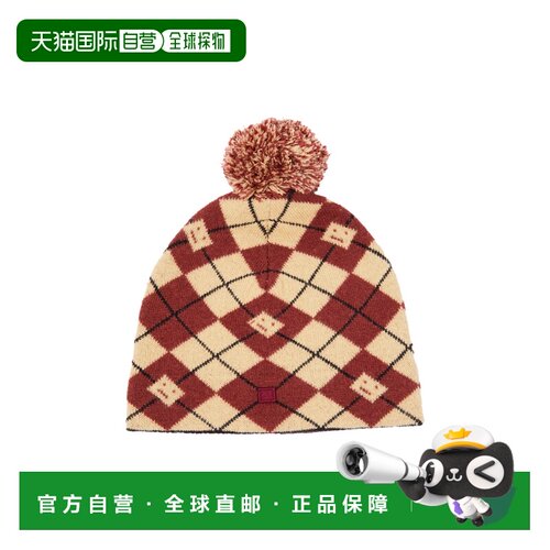 1h可退 香港直邮ACNE STUDIOS 男士帽子 C40317 AW2024 红色