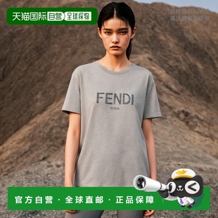 圆领 短袖 恤 香港直邮FENDI Women上衣女装 23FW
