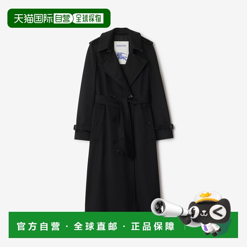 欧洲直邮Burberry (2025新品)肯辛顿版型 – 长款羊绒Trench风衣