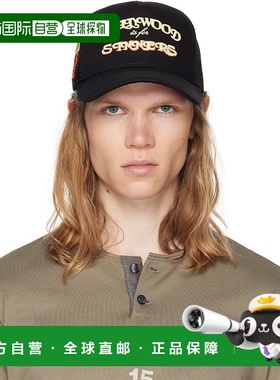 1h可退 香港直邮AMIRI 男士 黑色 Sinners 卡车司机帽 AMHATR1026