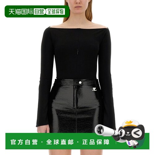 1h可退 香港直邮COURREGES 女士T恤 224JBD078J