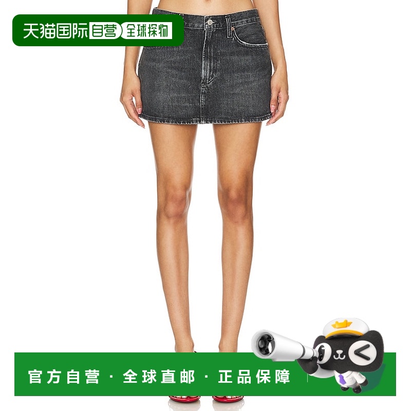 香港直邮AGOLDE 女士 Alek 迷你半身裙 A30611346