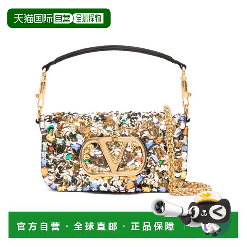 香港直邮Valentino 小号徽标单肩包 WB0K53WXK手【付后1h可退】