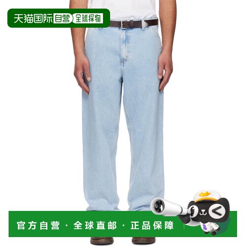 1h可退 香港直邮CARHARTT WIP 男士 蓝色 Single Knee 牛仔裤 I03