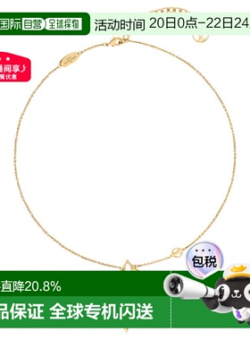 自营1h可退 欧洲直邮LV路易威登项链23新款FLOWERGRAM女金色镂空