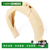 Edeline 1h可退 女童 goose 蝴蝶结拉菲草编织头 香港直邮golden