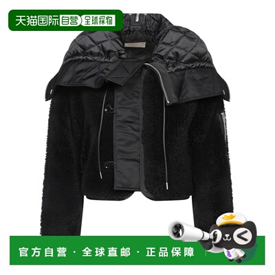 1h可退 香港直邮Sacai 女士 长袖休闲夹克 2407459 black黑色 舒