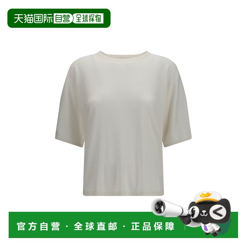 香港直邮Brunello Cucinelli 布内罗 古奇拉利 女士 短袖羊绒真丝