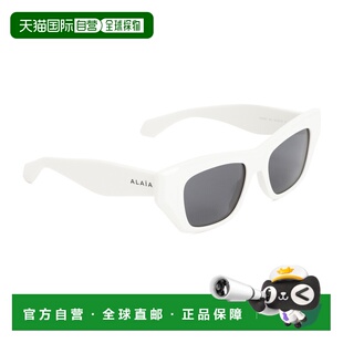 1h可退 香港直邮alaia 女士 太阳眼镜 AA0074S004 white白色 舒适