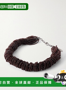 香港直邮Brunello Cucinelli 布内罗 古奇拉利 女士 镀银珠饰项链