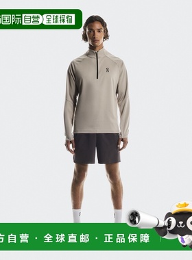 自营欧洲直邮ON昂跑 Climate系列男士沙漠色聚酯纤维保暖吸汗上衣