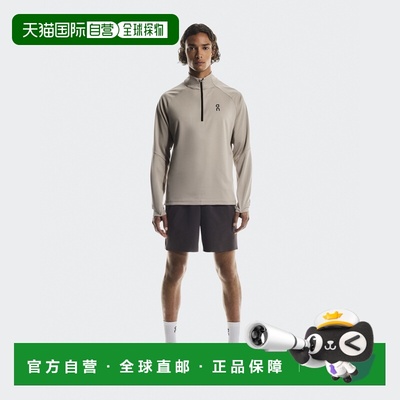 自营欧洲直邮ON昂跑 Climate系列男士沙漠色聚酯纤维保暖吸汗上衣
