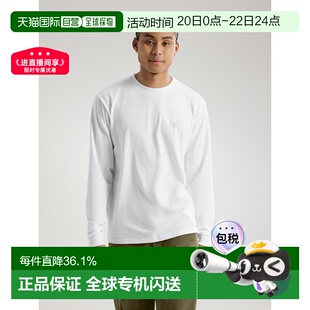 欧洲直邮Arc'teryx 始祖鸟 Kragg SL LS纯棉运动长袖男士T恤