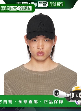香港直邮GOLDEN GOOSE 男士 黑色 Star 棒球帽 GUP01038P000597