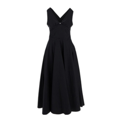 香港直邮Alaia 交叉带无袖连衣裙 AA9R12935T001