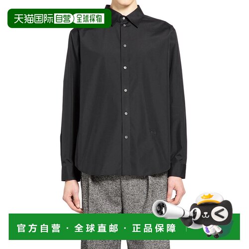 香港直邮LOEWE 男士衬衫 H526Y05XAT1100 SS2026 黑支付后1h可退