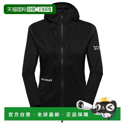 香港直邮Mammut 女士户外风衣 1057120BLACK CO 黑色