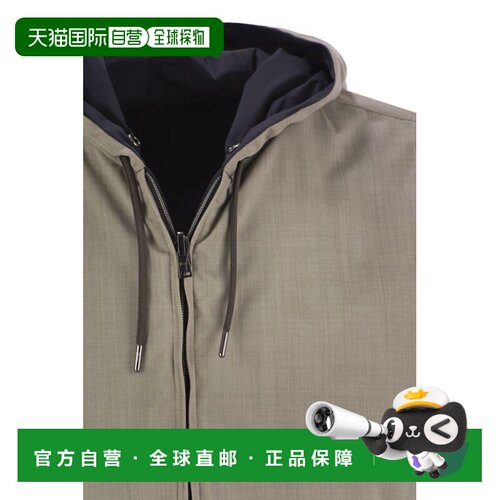 香港直邮HERNO 男士夹克 GI000491U334401985 AW2025 灰色 双面连