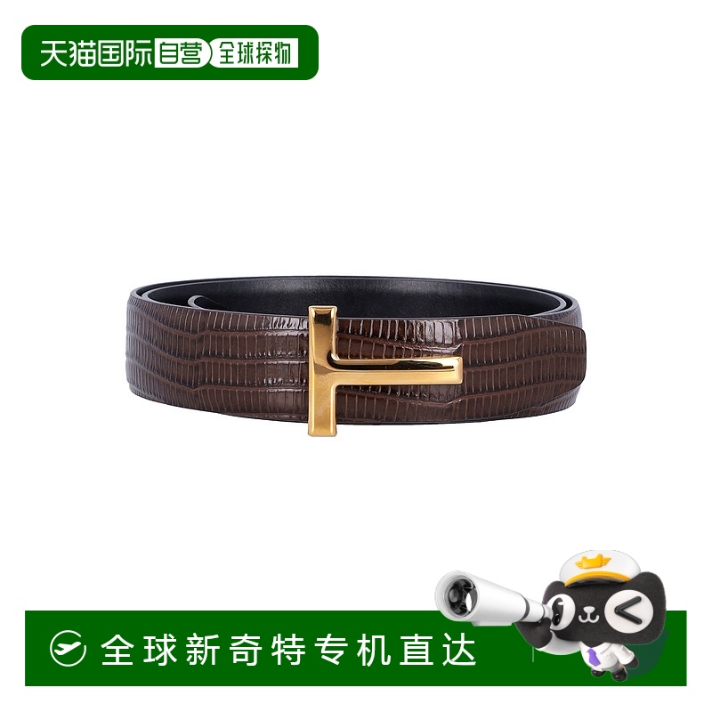 1h可退 香港直邮Tom Ford 汤姆 福特 男士 Tejus 符号皮带 TB224L