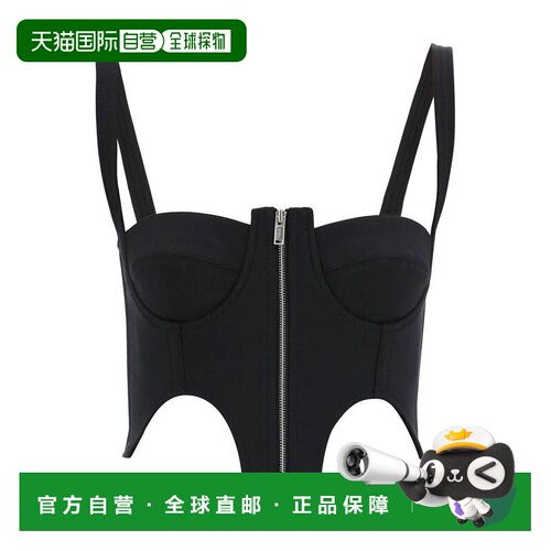 香港直邮Dion Lee 女士T恤 A3558P22BLACK SS2023 黑色 DOUBLE AR