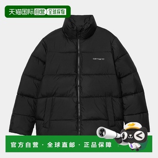 自营欧洲直邮Carhartt Wip 男士黑色涤纶羽绒服夹克保暖