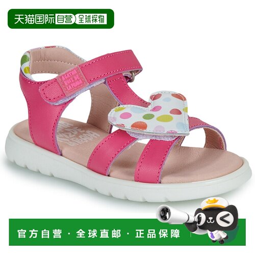 欧洲直邮Agatha Ruiz de la Prada  女孩鞋子 凉鞋 春夏 玫瑰色 S